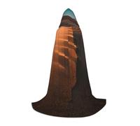 UVBDF Sand Dunes Renaissance Fair Outfit Mantello con cappuccio per adolescenti gotico medievale Cosplay Costume teatro teatro