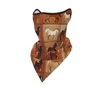 UVBDF Sciarpa per il viso di cavallo, traspirante, per corsa, campeggio, arrampicata