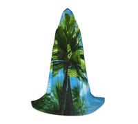 UVBDF Summer Palm Tree Renaissance Fair Outfit Capo con cappuccio per adolescenti gotico medievale Cosplay Costume teatro teatro