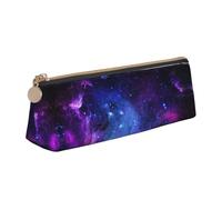 UVBDF Universo Galaxy Star Space Pencil Case Cancelleria Portatile Grande Capacità Matita Pouch Cosmetici Organizer Bag, bianco, Taglia unica, Astuccio per trucchi