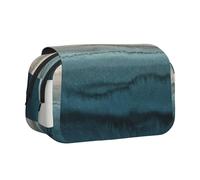 UVBDF Within The Tides - Astuccio a conchiglia a doppio strato per scuola di stampa, organizer per cancelleria, idea regalo per bambini, Nero , Taglia unica, Organizer per borse