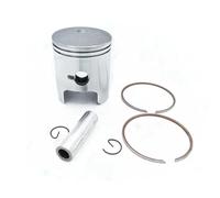 UvEdjOr Compatibile con TS125 TS 125 125CC Pistone Spinotto 14mm Parti Motore 2 Tempi 56mm 25 50 75 100 Kit Pistone e Anelli(57mm)