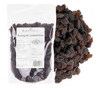Uvetta Sultanina Essiccata Senza Zuccheri Aggiunti 1 kg - Naturale e Dolce, Ideale per Dolci, Muesli, Snack e Ricette Fatte in Casa | KUCHNIA ZDROWIA