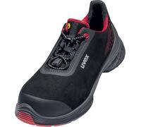Uvex 1 G2 Halbscarpe S3 68382 Nero, rosso (68382) 43 (Weite 14)