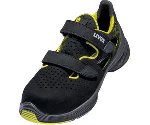 Uvex 1 G2 Sandali S1 68428 Nero, Giallo (68428) 38 (Weite 10)