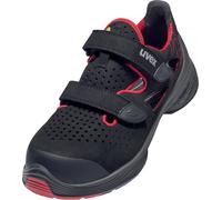 Uvex 1 G2 Sandali S1P 68362 Nero, Rosso (68362) 37 (Weite 10)