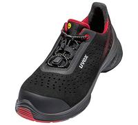 Uvex 1 G2 Scarpe Basse forate S1 P SRC, 6837251-Scarpe Antinfortunistiche Originali 6837251 ESD S1P, Misura (UE), Colore Rosso/Nero, 1 Paio Resistenti Uomo, 51 EU