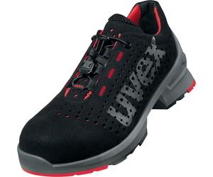 Uvex 1 Halbscarpe S1 85468 Nero, Rosso (85468) 39 (Weite 11)
