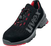 Uvex 1 Scarpe da Lavoro Antinfortunistiche S1 SRC | Scarpa Antinfortunistica Bassa | Puntale Metal Free | Nero - Rosso