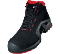 Uvex 1 Stivale di supporto S3 85172 nero, rosso (85172) 44 (Weite 12)