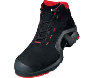 Uvex 1 Stivale di supporto S3 85172 nero, rosso (85172) 48 (Weite 12)