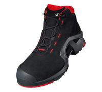 UVEX - Calzatura alta con lacci nera/rossa uvex 1 x-tended support, S3 39
