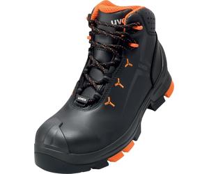Uvex 2 Stivali S3 65032 Nero, Arancione (65032) 39 (Weite 11)