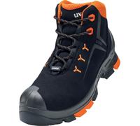 Uvex 2 Stivali S3 65092 Nero, Arancione (65092) 43 (Weite 14)