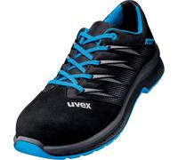 Uvex 2 Trend Halbscarpe S2 69398 Blu, nero (69398) 38 (Weite 10)
