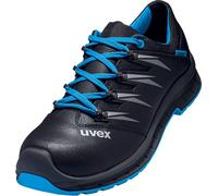 Uvex 2 Trend Halbscarpe S3 69342 Blu, Nero (69342) 46 (Weite 12)