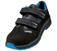 Uvex 2 Trend Sandali antinfortunistici S1 P SRC Scarpe da lavoro Uomo Nero/Blu Taglia 48