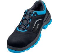 Uvex 2 Xenova® Halbscarpe S2 95578 Nero, Blu (95578) 47 (Weite 11)