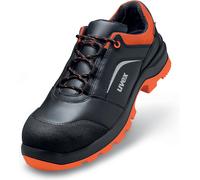 Uvex 2 Xenova® Halbscarpe S3 95062 Nero, Rosso (95062) 45 (Weite 12)