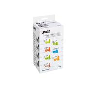 Uvex 2112-022 SNR 37 X-Fit Dispenser Re-Fill Ear Plug, Celadon, Pack of 600 Refi
