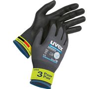 Uvex 3 Coppie Phynomic Allround - Guanti di sicurezza rivestiti - Taglia 09/(L)