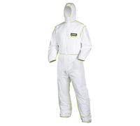 UVEX 5/6 Comfort Tute Monouso, Bianco-Lime, M Unisex-Adulto