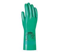 Uvex 6012204 Guanti Nitril-Gloves, Profastrong Nf33, Verde, 10