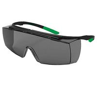uvex super f OTG 9169543 Occhiali di protezione Nero, Verde EN 166-1, EN 169