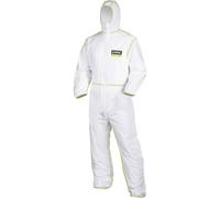 uvex 9871011 Tuta di protezione monouso Tipo 5/6 Taglia: L Bianco