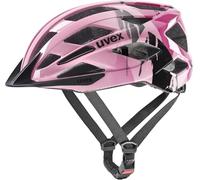 uvex air wing 2 - casco da bicicletta leggero per bambini - regolazione individuale della taglia - ventilazione ottimizzata - strawberry-black - 50-54 cm