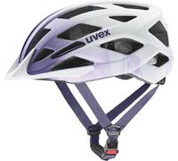 uvex air wing 2 cc - casco da bicicletta leggero per bambini - regolazione individuale della taglia - ventilazione ottimizzata - lilac-white matt - 52-57 cm
