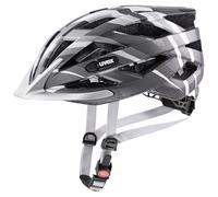 uvex air wing cc, casco bicicletta Unisex adulto, black-silver matt, 52-57 cm