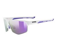 uvex axos set - occhiali sportivi per adulti - 100% protezione UVA, B, C - comfort senza pressione e tenuta perfetta - white matt/mir.purple - one size