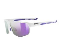 Uvex Axos Set Sunglasses Trasparente Mirror Purple/CAT3+Clear/CAT0 White Matt