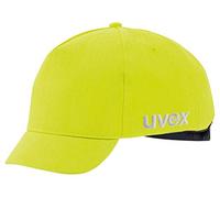Uvex Berretto Antiurto Con Visiera Corta u-cap hi-viz short brim Unisex 55-59,Giallo