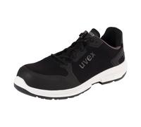Uvex 1 Sport Scarpe da Lavoro Antinfortunistiche S3 SRC | Scarpa Antinfortunistica Bassa | Puntale Metal Free | Nero