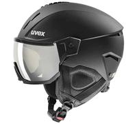 Uvex Instinct Visor, casco da sci con visiera, nero 60-62cm Black Matt