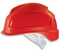 Uvex Casco di sicurezza Pheos E-S 9770321 Rosso Senza prese d'aria (97701)