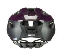 uvex rise cc, casco sicuro ad alte prestazioni unisex, regolazione individuale delle dimensioni, aerazione ottimizzata, prestige, black, 52-56 cm