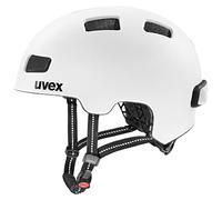 uvex City 4 Reflex, Casco da Bicicletta Unisex-Adult, White Matt, 58-61 cm