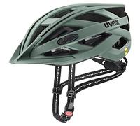uvex city i-vo MIPS, casco da città leggero unisex, sistema MIPS, con luce a LED integrata, moss green matt, 56-60 cm