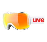 Uvex downhill 2100 CV - maschera da sci per adulti - categoria di filtro 2 - privo di appannamenti - white mSL/orange-o - one size