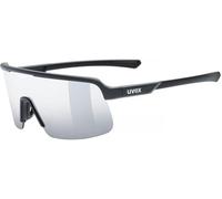 uvex dyrt - occhiali sportivi per adulti - forte protezione UV - 100% protezione UVA, B, C - black matt/silver mirror - one size