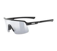 Uvex dyrt Jr. - Occhiali sportivi leggeri ed eleganti con lenti a specchio e cuscinetti morbidi per bambini - nero opaco/argento - taglia unica