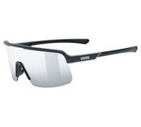 uvex dyrt - occhiali sportivi per adulti - forte protezione UV - 100% protezione UVA, B, C - black matt/silver mirror - one size