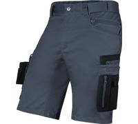 Uvex echor Pantaloncini da lavoro - Pantaloni da lavoro corti - Pantaloni cargo da uomo - Cintura elastica, leggeri, elastici e molto spazio di archiviazione, Blu scuro, 66 Breve