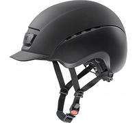 uvex elexxion, casco da equitazione robusto unisex, regolazione individuale delle dimensioni, ventilazione ottimale, black matt-black matt, 59 cm