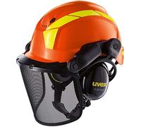 Uvex Elmetto Protettivo forestry set Unisex 52-61,Arancione