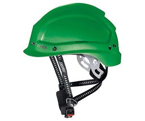Uvex Elmetto protettivo uvex pheos alpine | Casco da Lavoro con Visiera Corta | Casco Antinfortunistica con Euroslot Laterali per Dispositivi di Protezione dell´udito a Cuffia, Verde
