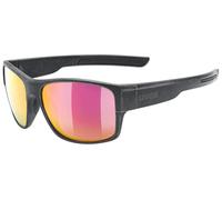 UVEX ESNLT Spirit Black Mat/Mirror Red Occhiali da ciclismo